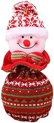שיוס חג המולד קישוט חג המולד בובות שקיות סוכריות שקיות חגיגי שרוך שקיות מתנות סנטה ילדי של מילוי מיכל שקיות אירוע