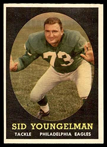 1958 Topps 24 Sid Youngelman Philadelphia Eagles Ex/Mt Eagles Alabama