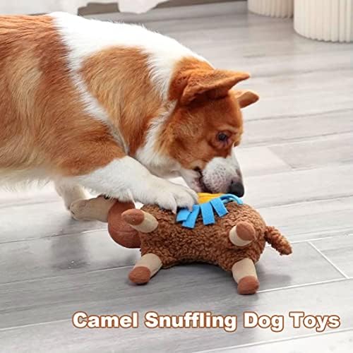 צעצועים ממולאים של כלב דוקלום, צעצועים לעיסת גמלים קשיחים קשיחים לבקיעת שיניים, צעצועי כלבים בלתי ניתנים להריסה