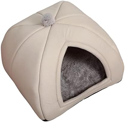 MAGIDEAL 2 PCS חתול בית חם בית כלב כדור אוהל כדור דקורטיבי בקטין קן רך נשלף רחיץ רחיץ רחיץ רחיץ ללא רגיעה תחתית מערה נעימה